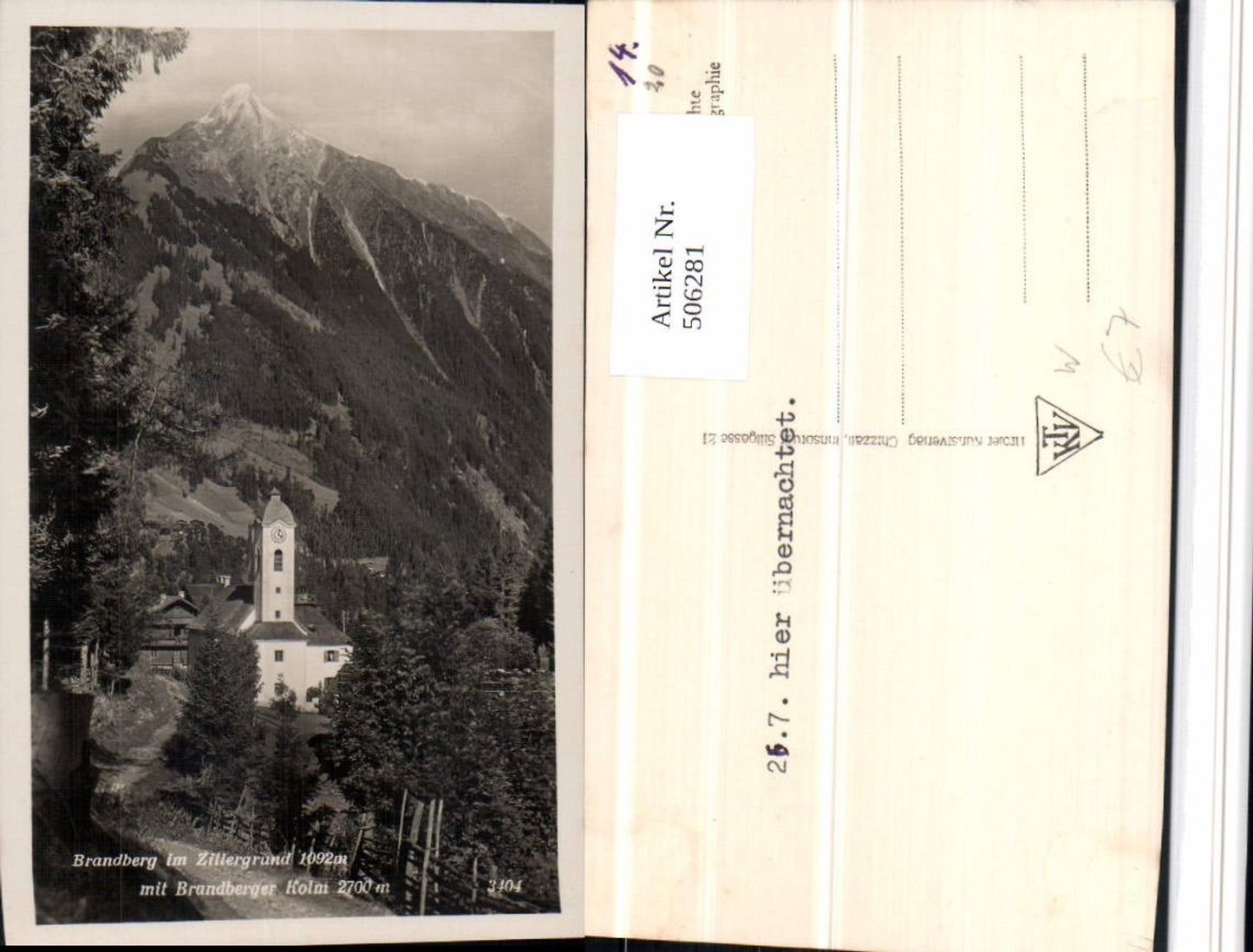Alte Ansichtskarte – Old Postcard