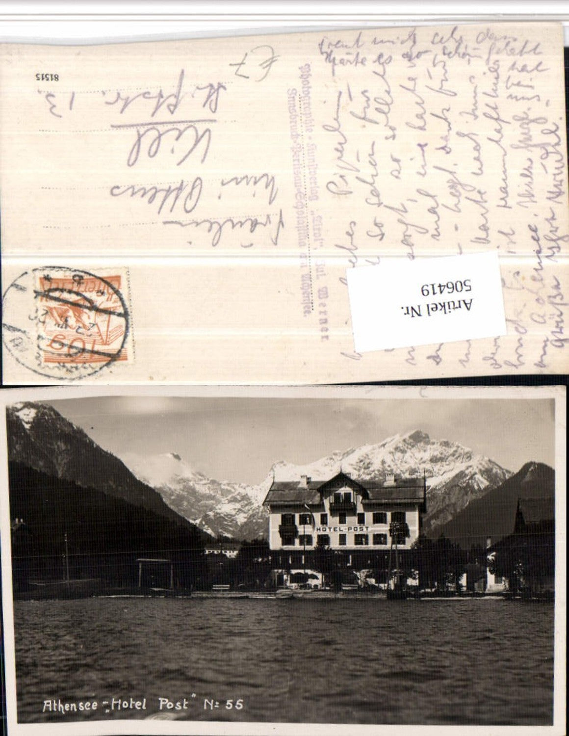 Alte Ansichtskarte – Old Postcard