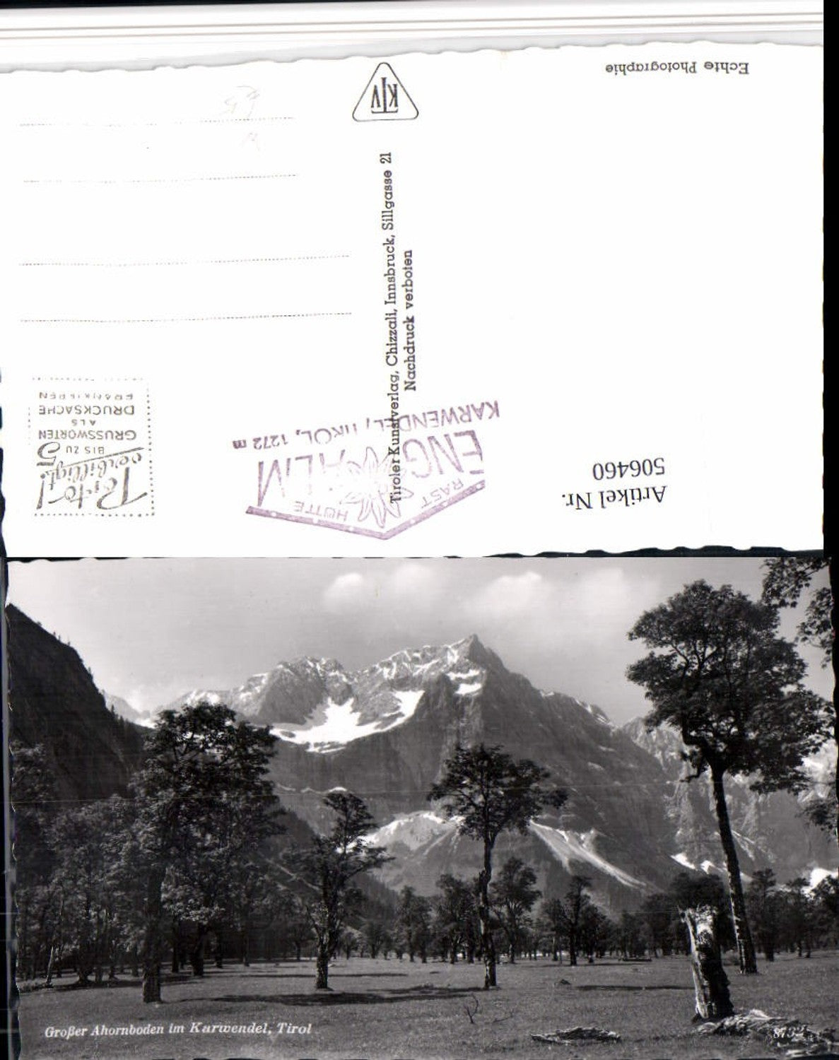 Alte Ansichtskarte – Old Postcard