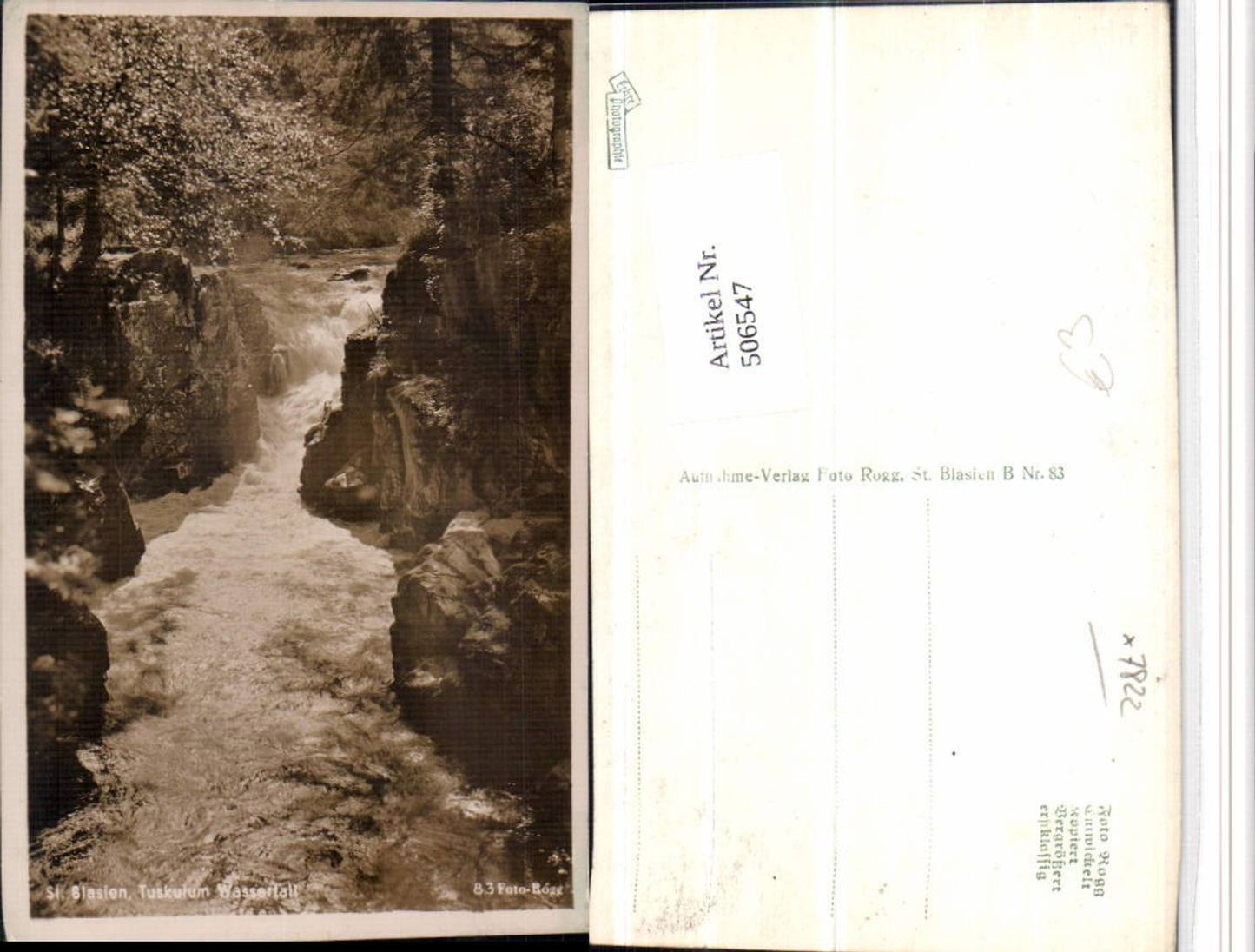 506547, St. Blasien in the Black Forest Tuskulum Waterfall