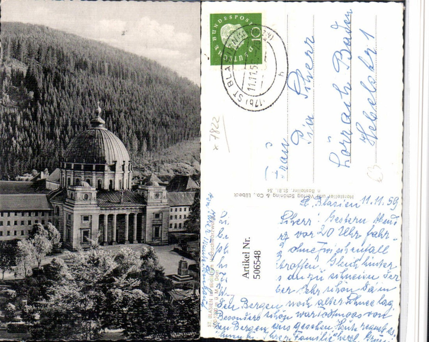 506548,St. Blasien im Schwarzwald Dom Kirche