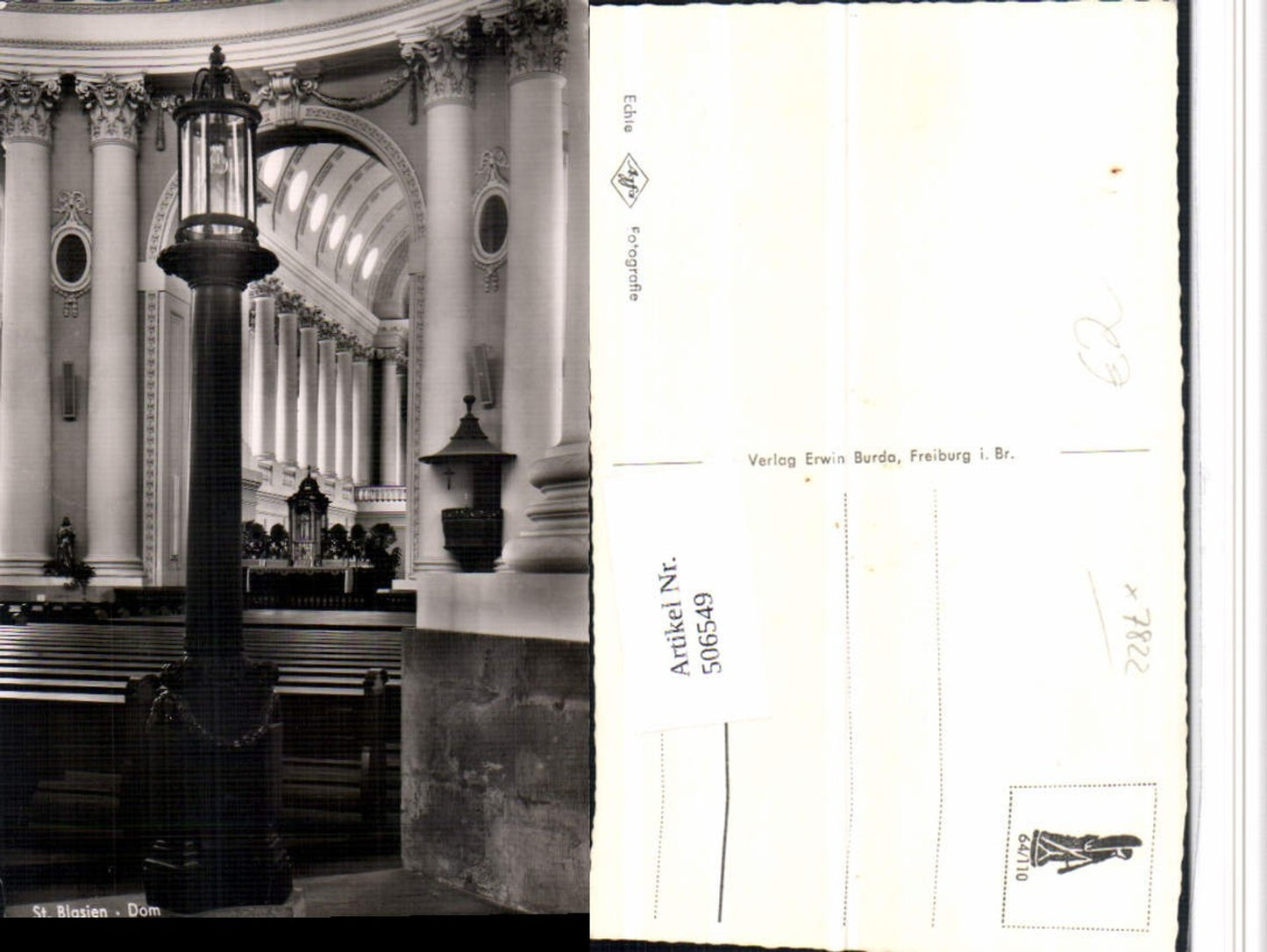 506549,St. Blasien im Schwarzwald Dom Kirche Innenansicht