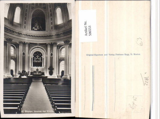 506551, St. Blasien in the Black Forest, Cathedral Church, Interior View, Altar