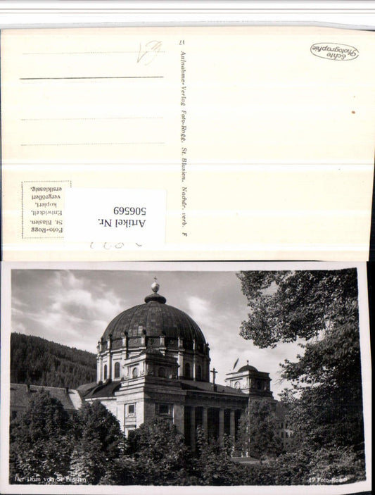 506569, St. Blasien in the Black Forest, Cathedral Church