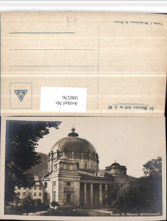 506576, St. Blasien in the Black Forest, Cathedral Church