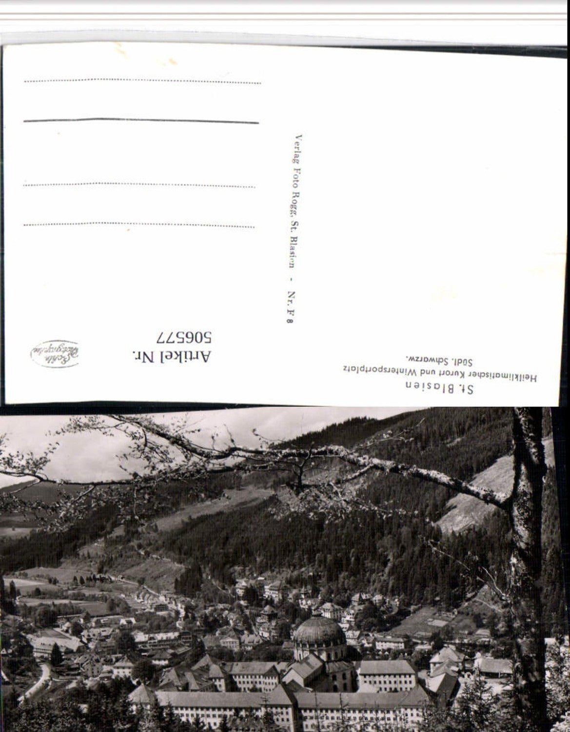 506577,St. Blasien im Schwarzwald Totale