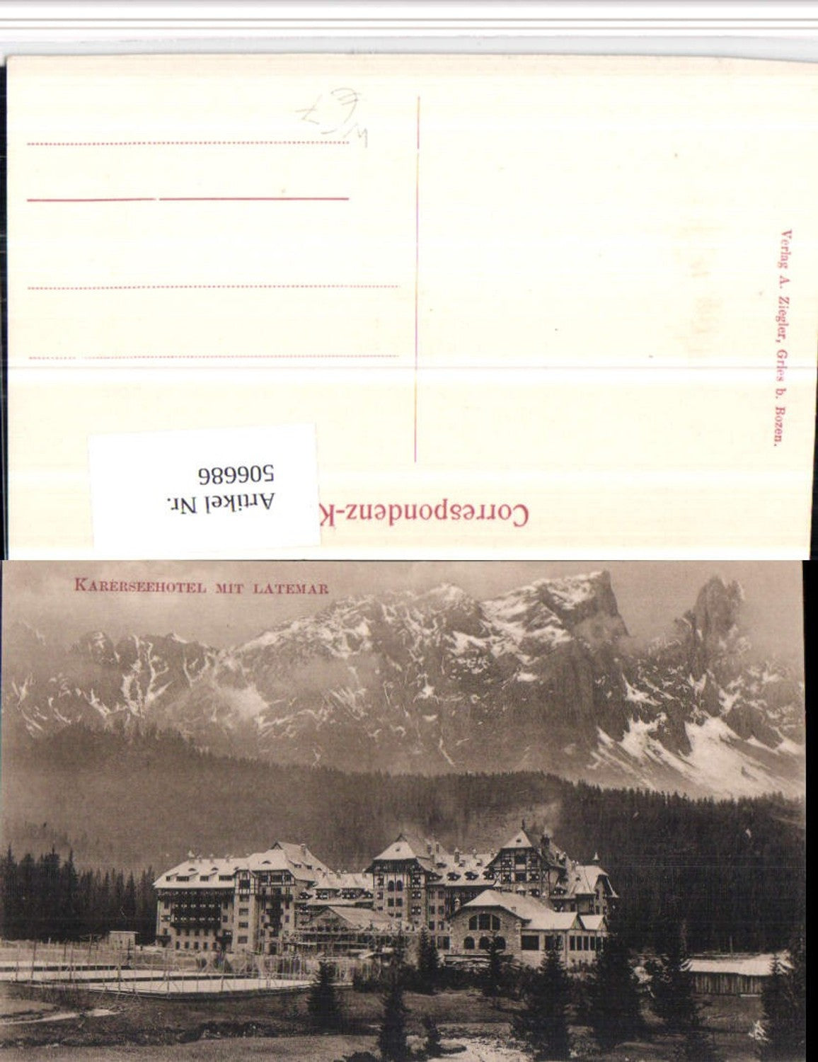 Alte Ansichtskarte – Old Postcard