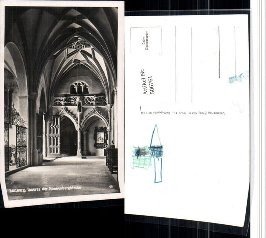 506761,Salzburg Nonnenbergkirche Kirche Innenansicht