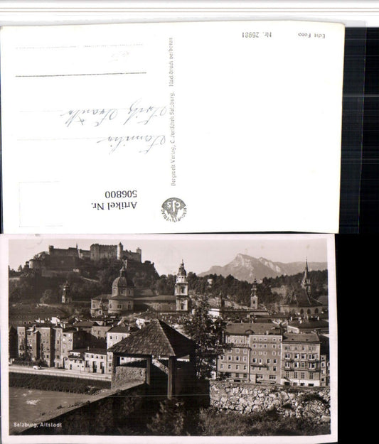 506800,Salzburg Teilansicht m. Festung Bergkulisse