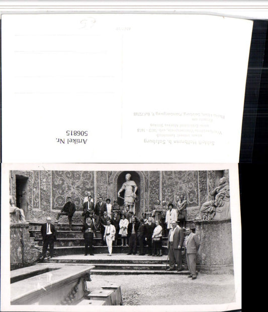 506815,Salzburg Schloss Hellbrunn Wasserspiele Gruppenbild
