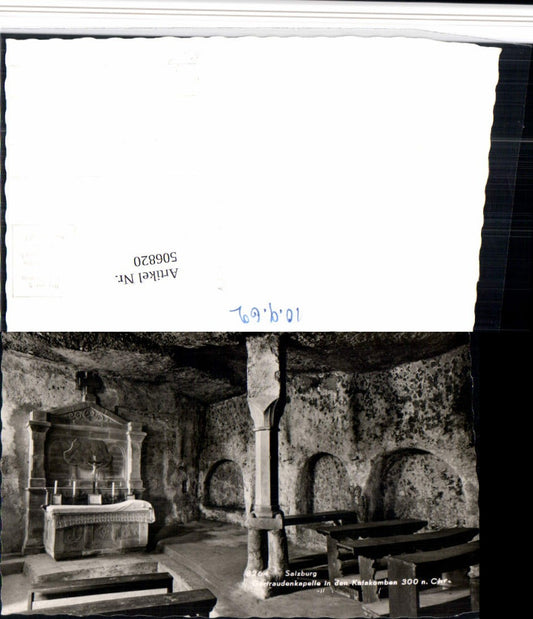 506820,Salzburg Katakomben Gertraudenkapelle Altar pub Rhomberg 8264