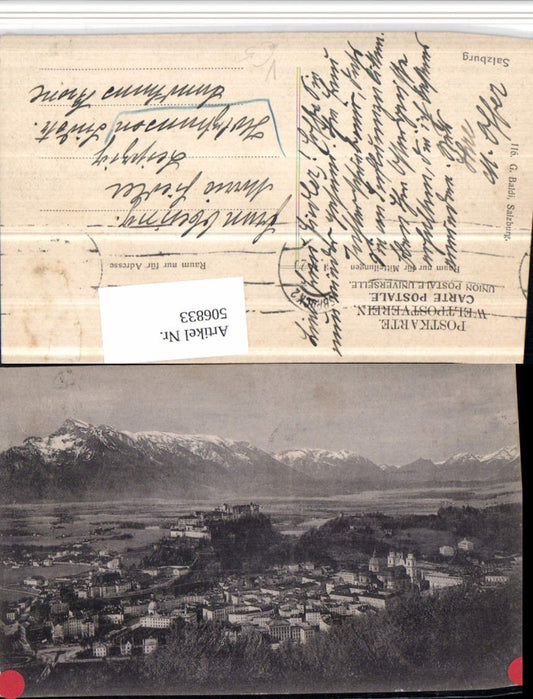 506833,Salzburg Totale Bergkulisse pub G. Baldi 116