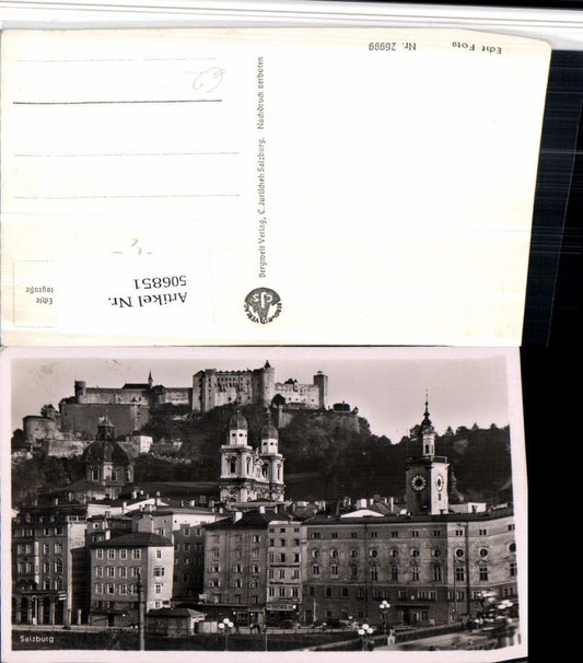 506851,Salzburg Teilansicht Kirche m. Festung