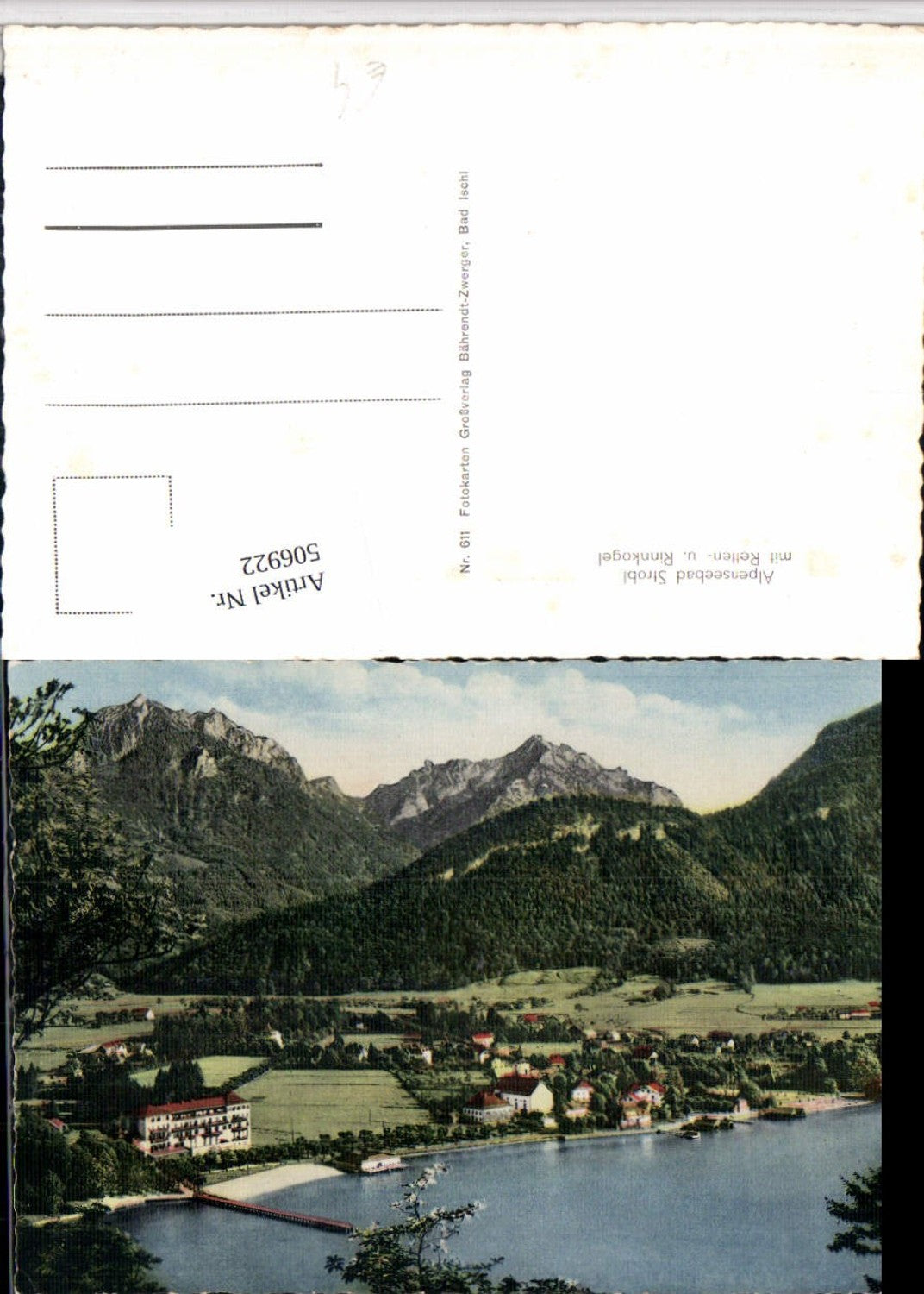 506922,Strobl m. Retten- u. Rinnkogel Bergkulisse