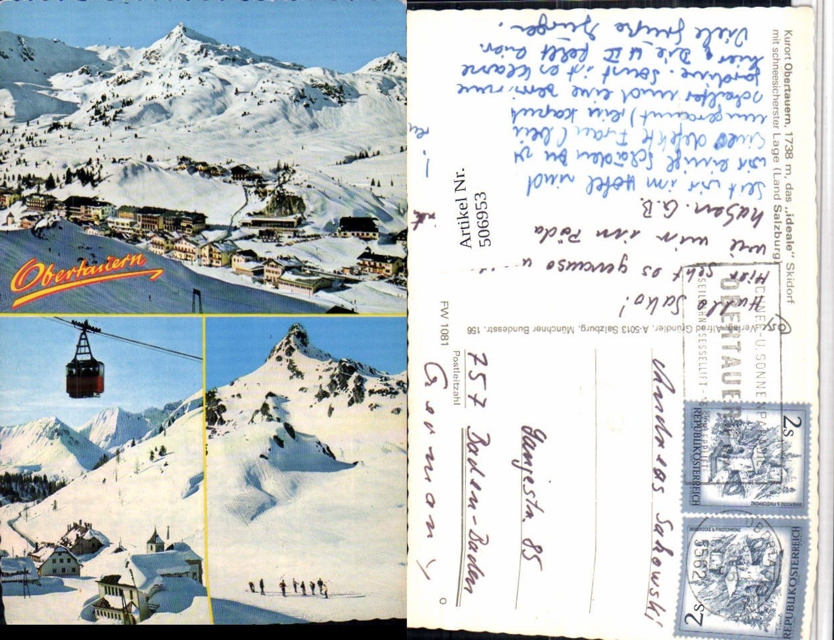 Alte Ansichtskarte – Old Postcard