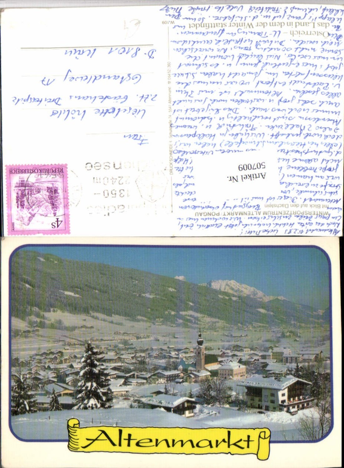 Alte Ansichtskarte – Old Postcard