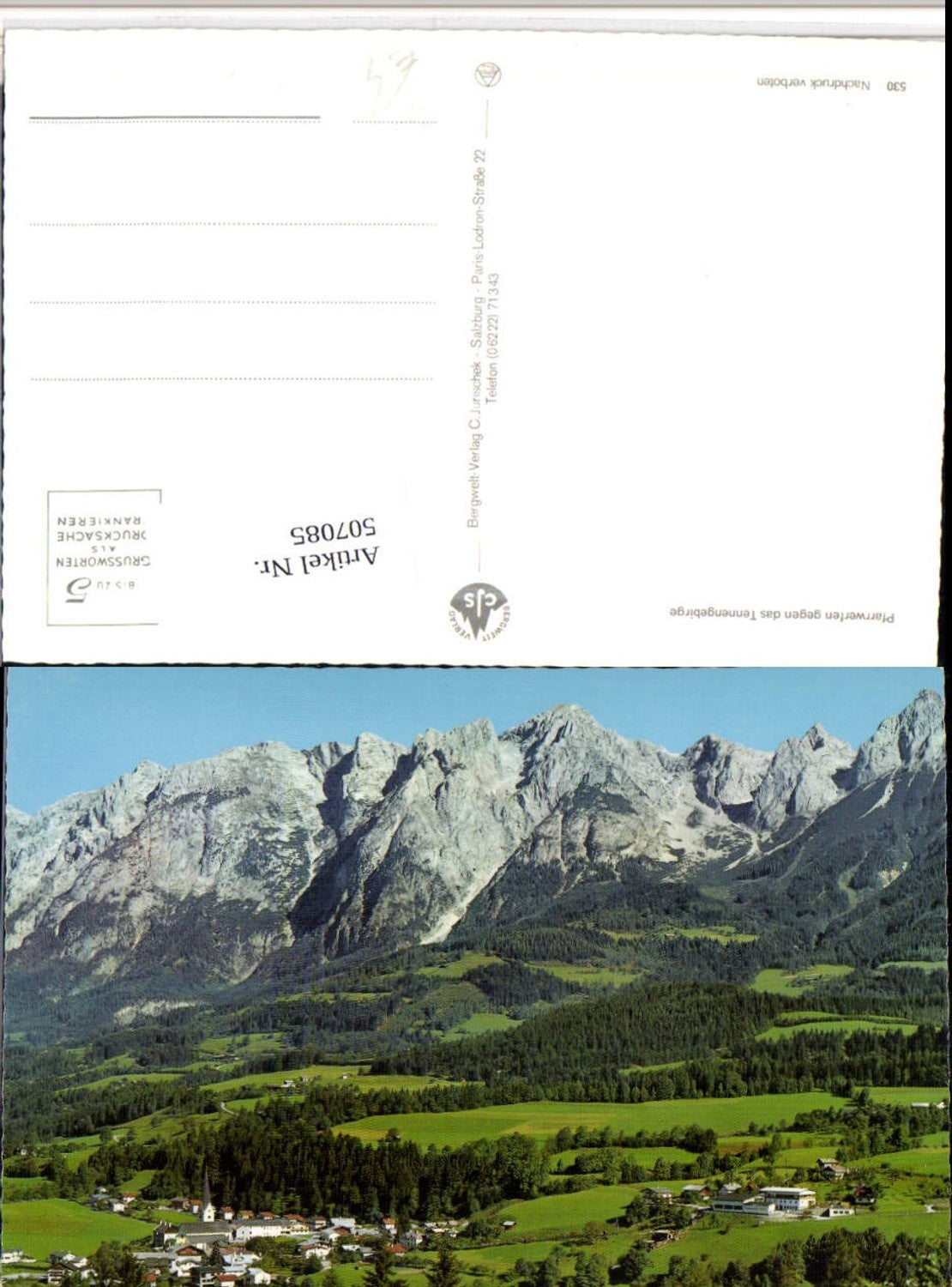 Alte Ansichtskarte – Old Postcard