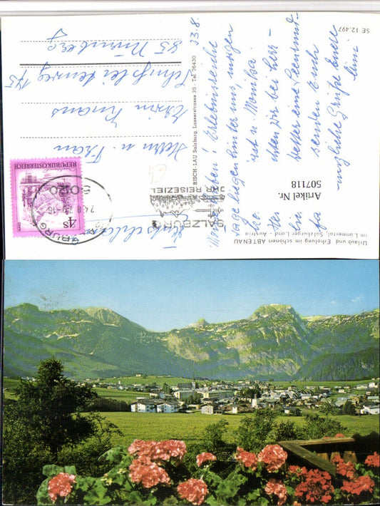507118,Abtenau im Lammertal Totale Bergkulisse
