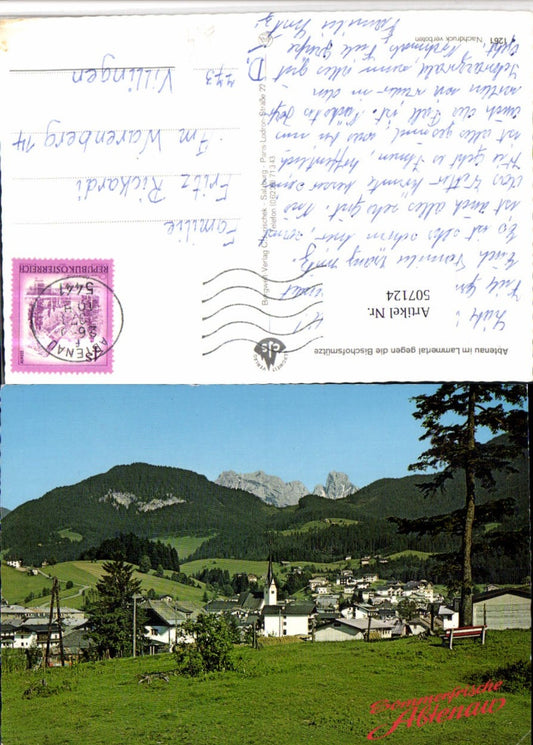 507124,Abtenau im Lammertal Totale geg. Bischofsmütze Bergkulisse