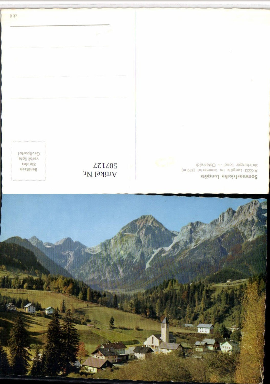 507127,Lungötz im Lammertal Totale Bergkulisse