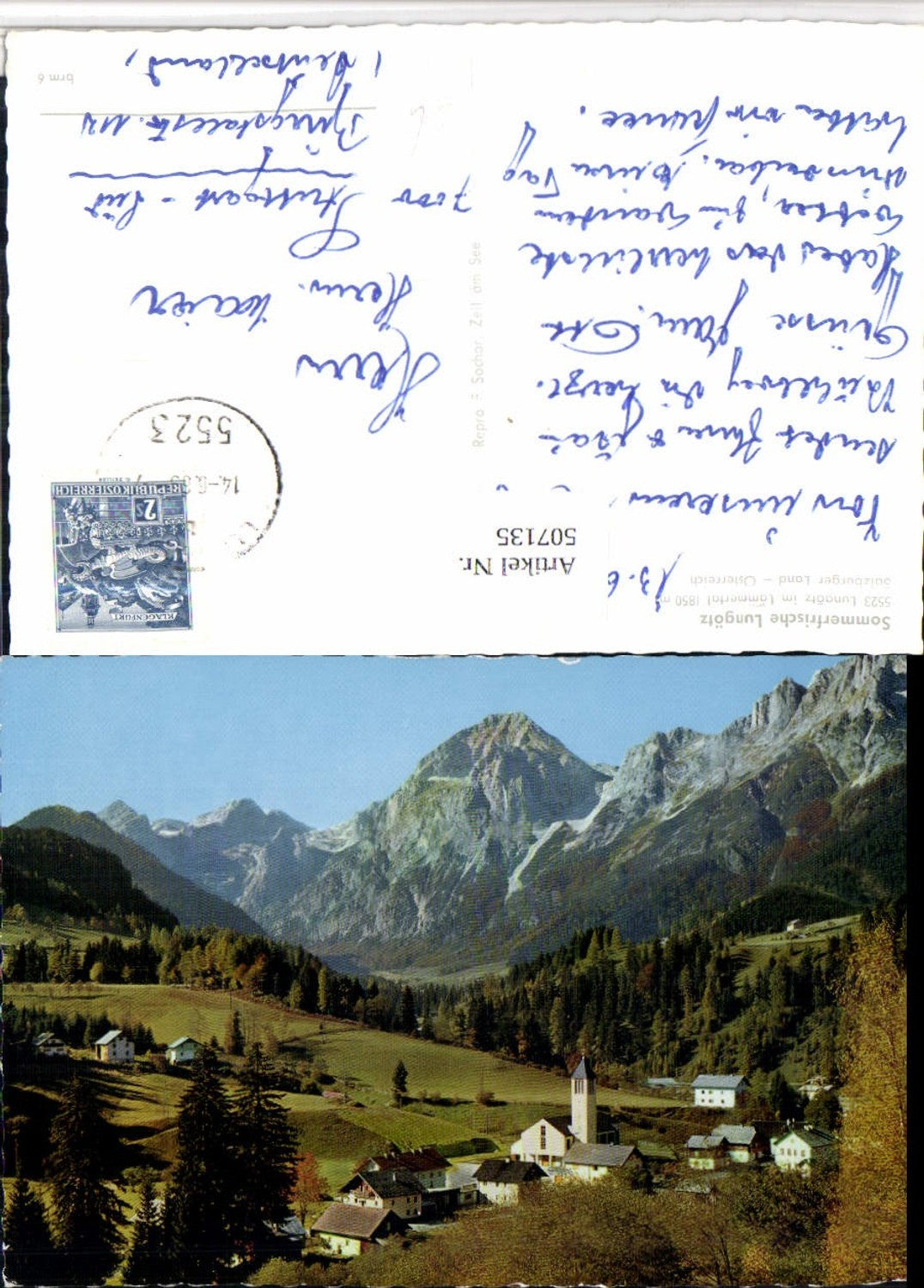 507135,Lungötz im Lammertal Totale Bergkulisse