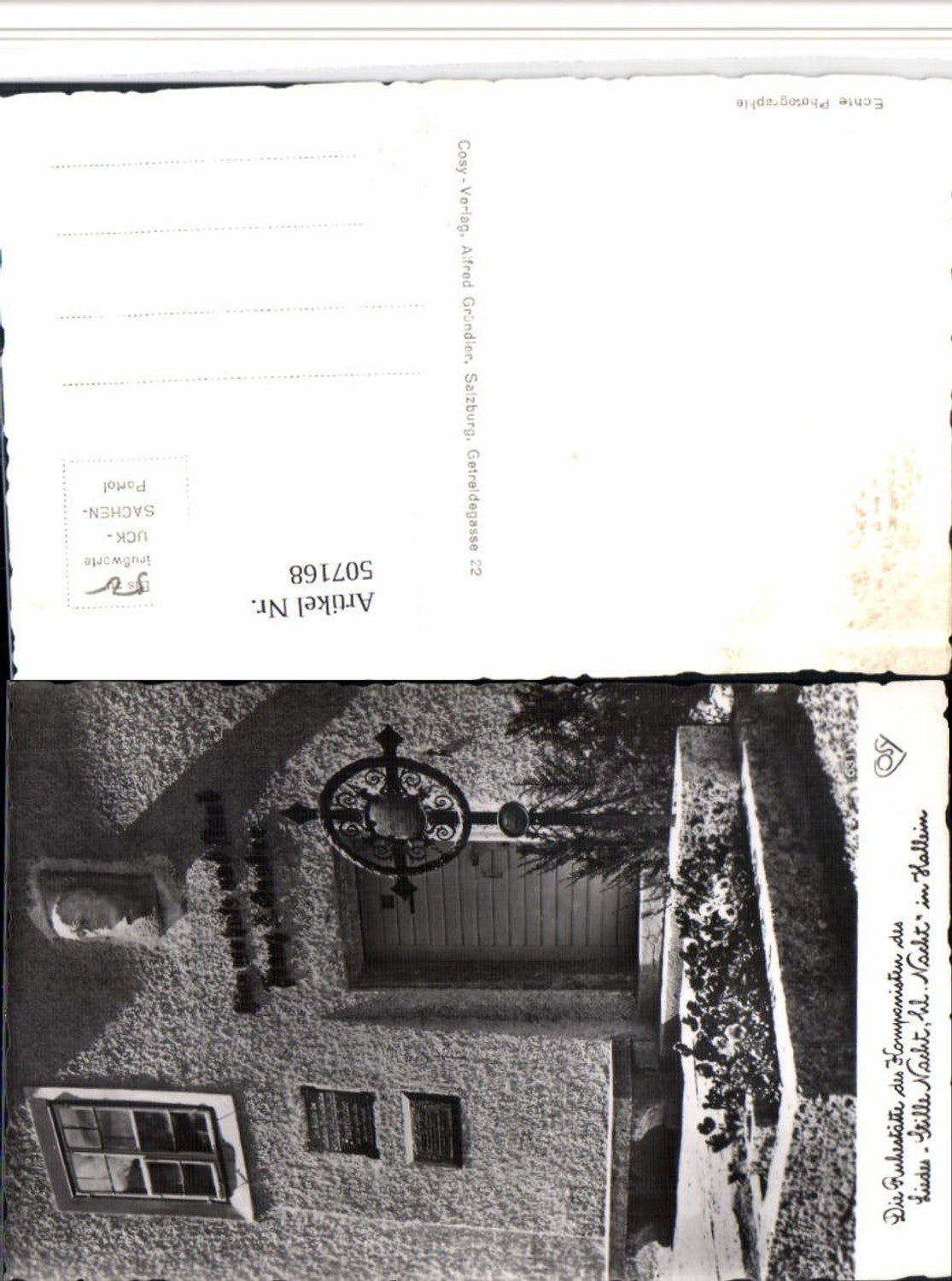 507168,Hallein Ruhestätte Franz Gruber Grabmal pub Cosy