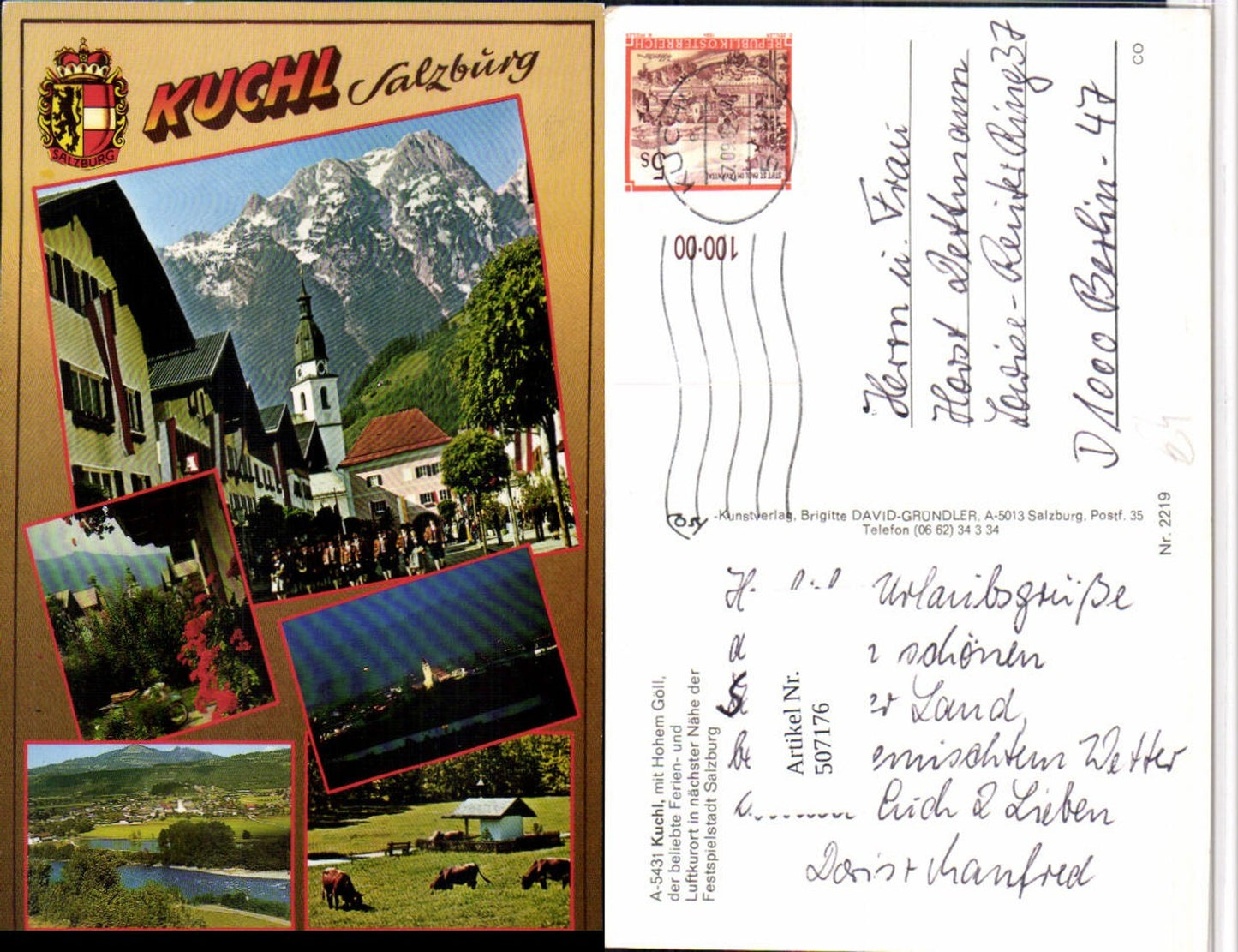 507176,Kuchl Totale Mehrbildkarte pub Cosy