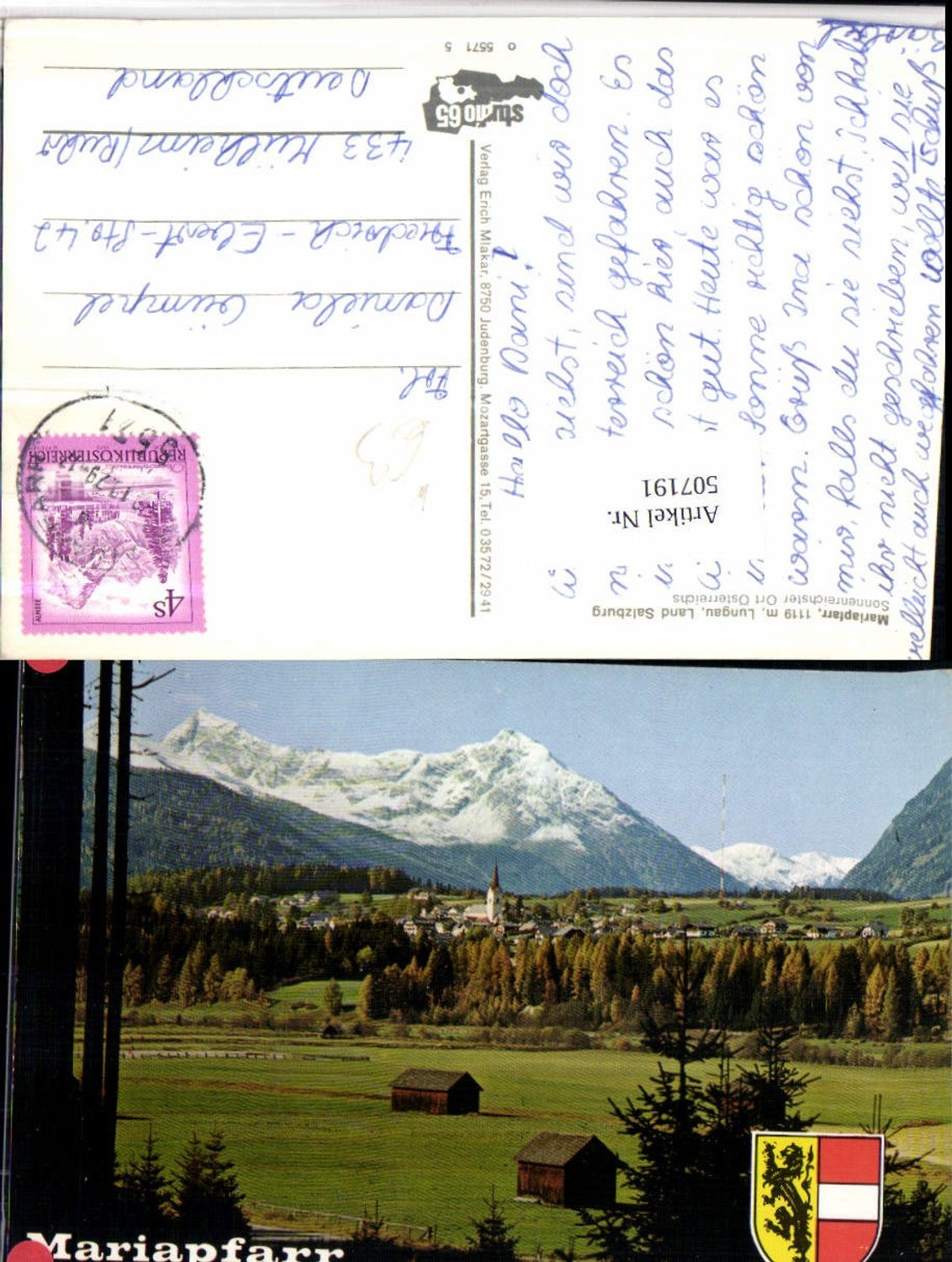 507191,Mariapfarr im Lungau Totale Bergkulisse