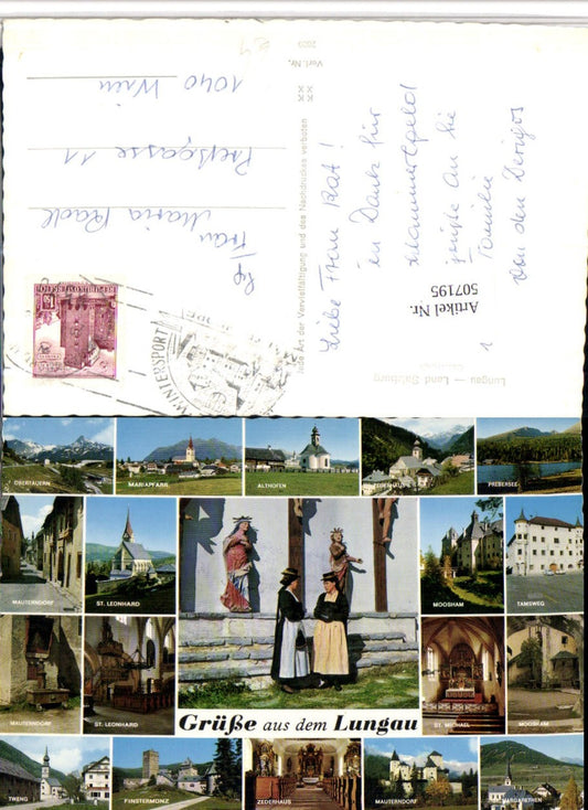 507195,Mariapfarr Althofen Zederhus Tamsweg Tracht Mehrbildkarte