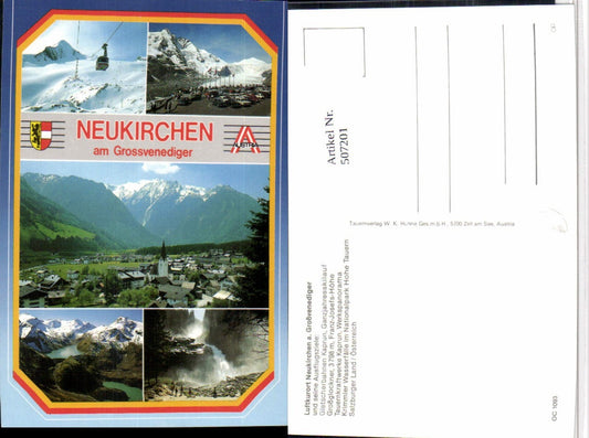 507201,Neukirchen am Großvenediger Totale Seilbahn Mehrbildkarte