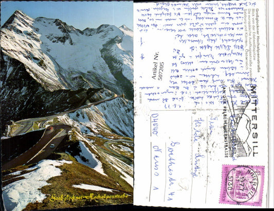 507205,Großglockner Hochalpenstraße b. Fusch Bergkulisse