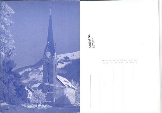 507207,Maishofen b. Zell am See Kirche Winterbild
