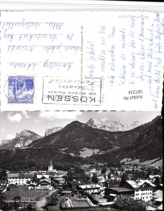 507234,Lofer Totale m. Reitergebirge Bergkulisse pub Cosy 1316