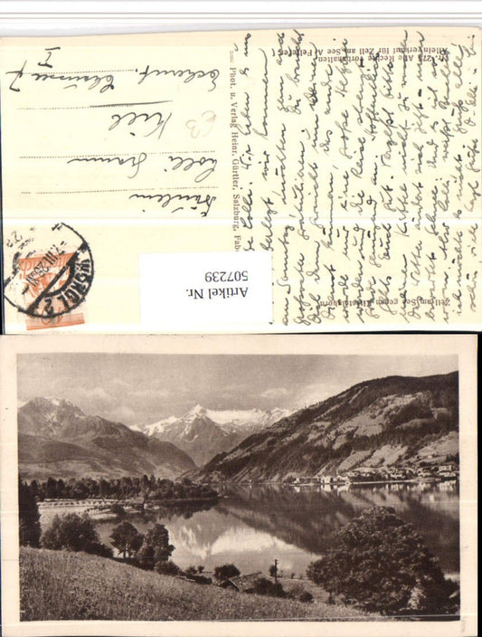 507239,Zell am See Teilansicht geg. Kitzsteinhorn Bergkulisse