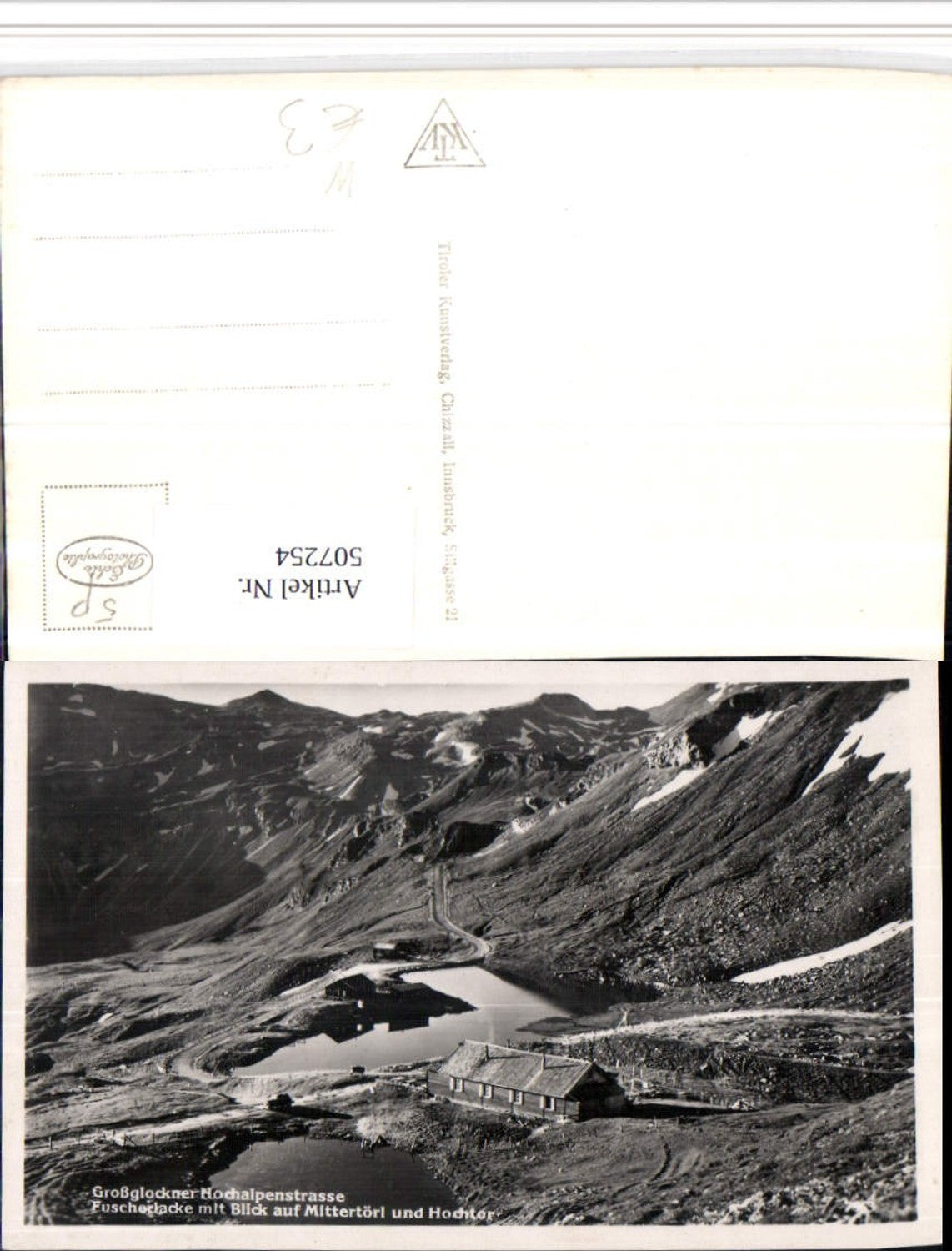 507254,Großglockner Hochalpenstraße Fuscherlacke b. Fusch Bergkulisse