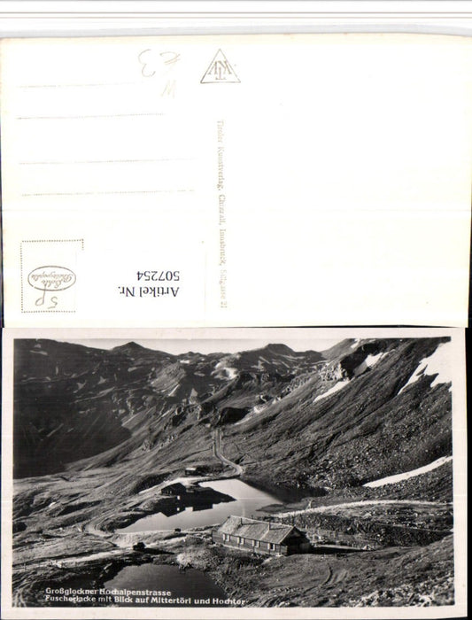 507254,Großglockner Hochalpenstraße Fuscherlacke b. Fusch Bergkulisse