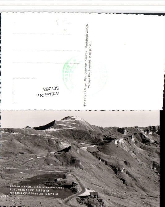507263,Großglockner Hochalpenstraße Fuscherlacke b. Fusch Bergkulisse