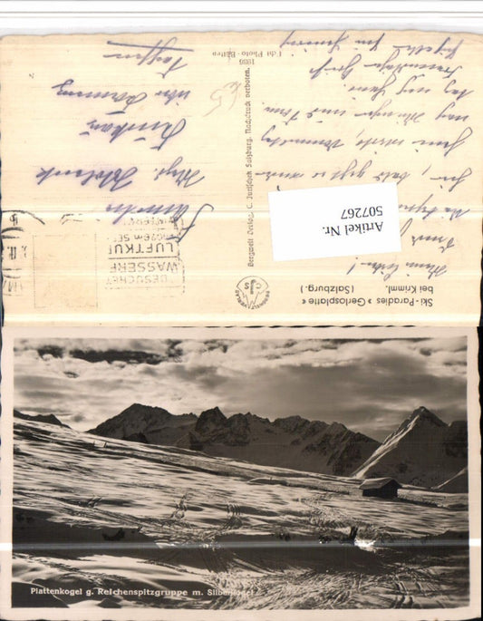 507267,Gerlosplatte b. Krimml Plattenkogel geg. Reichenspitzgruppe Bergkulisse