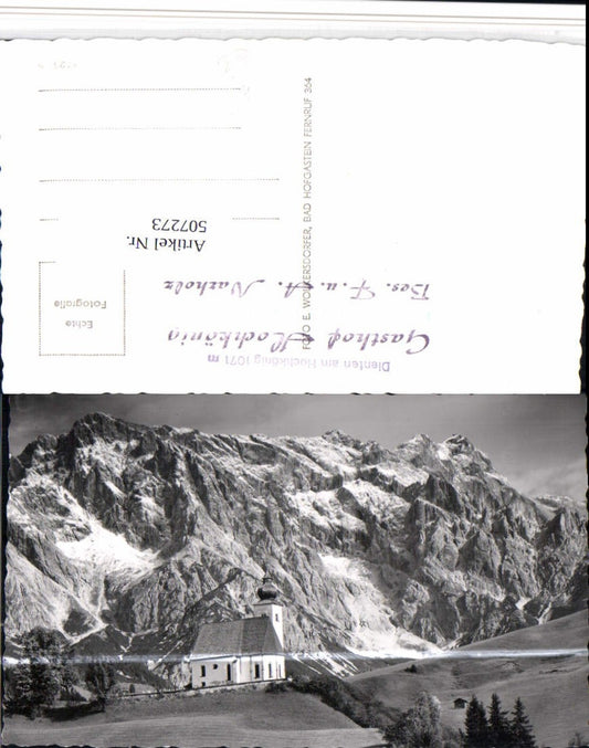 507273,Dienten am Hochkönig Kirche Bergkulisse