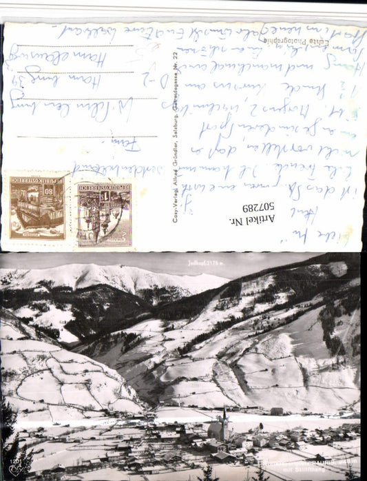 507289,Rauris Totale m. Jedlkopf Bergkulisse Winterbild pub Cosy 1201