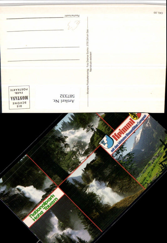 507332,Krimml Nationalpark Hohe Tauern Wasserfälle Mehrbildkarte