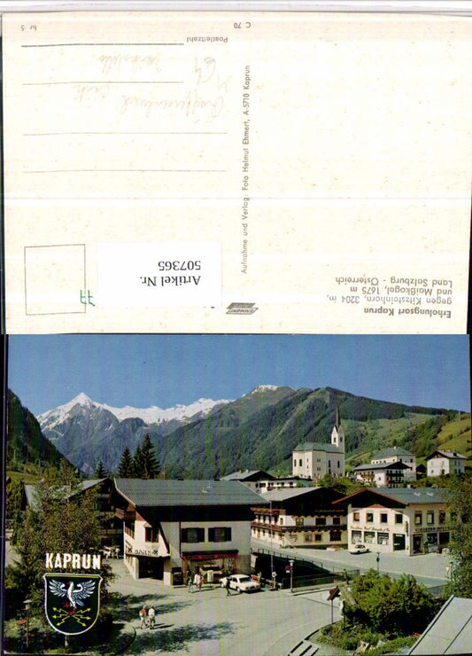 507365,Kaprun Raiffeisenbank Bank Tankstelle Bergkulisse