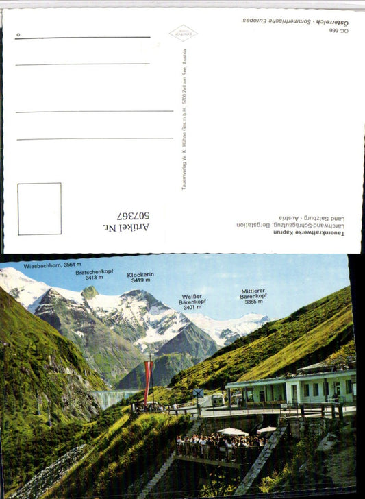 507367,Kaprun Tauernkraftwerk Schrägaufzug Bergkulisse