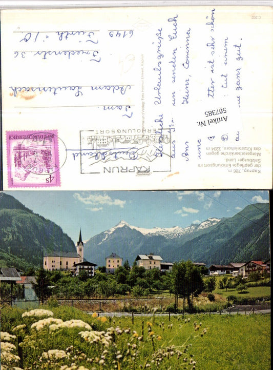507385,Kaprun Totale geg. Kitzsteinhorn Bergkulisse