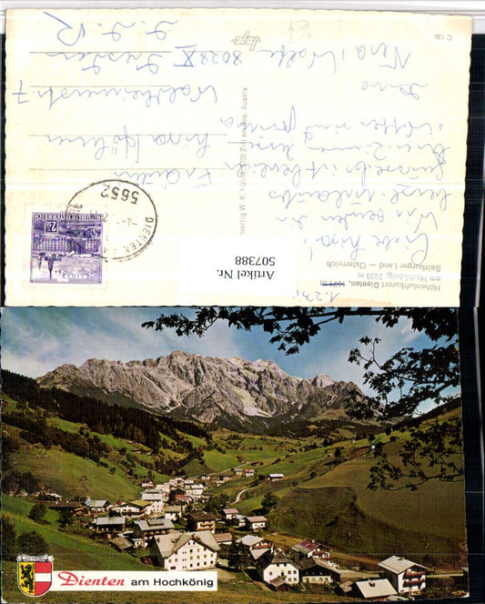 507388,Dienten am Hochkönig Totale Bergkulisse