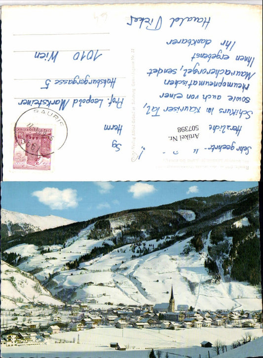 507398,Rauris Totale Bergkulisse Winterbild