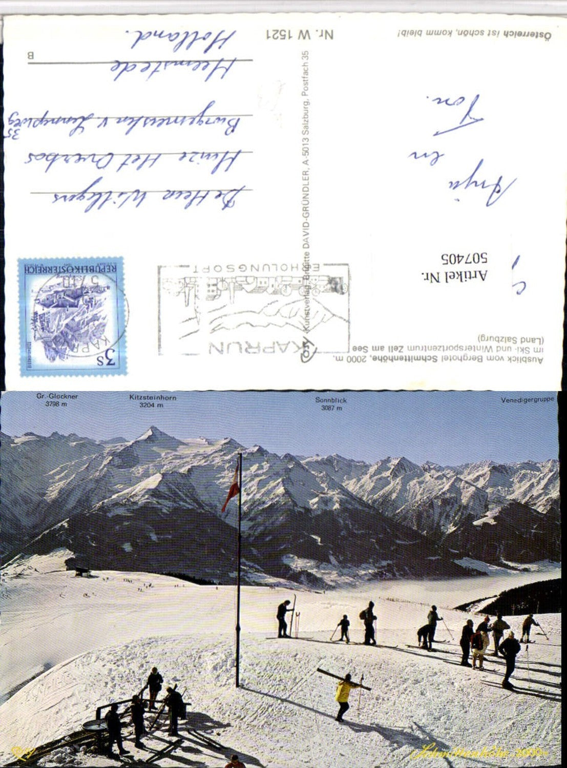 507405,Schmittenhöhe b. Zell am See Bergkulisse Winterbild pub Cosy