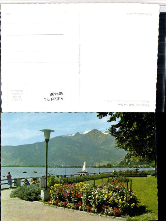 507408,Zell am See Seepromenade m. Imbachhorn Bergkulisse