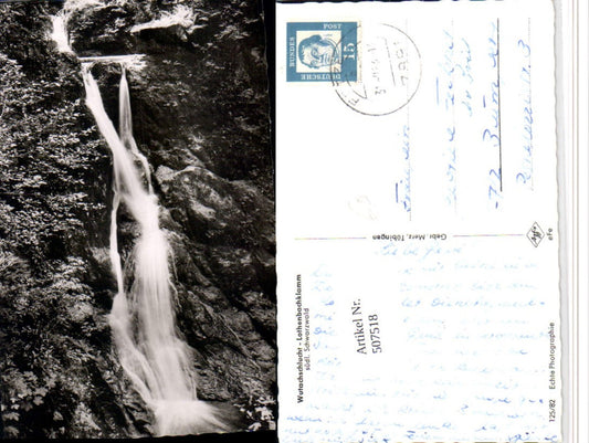 507518, Wutach Gorge near Wutach, Lothenbach Gorge Waterfall