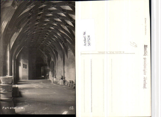 507524, Maulbronn Monastery Parlatorium Corridor
